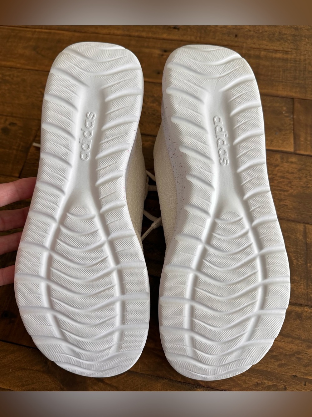 Adidas Cloudfoam Pure 2.0 Running Shoes Women's Size 10 Cream Pink Lightweight - Picture 8 of 10